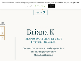 'brianakdesigns.com' screenshot