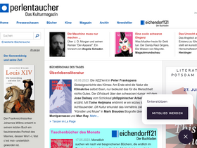 'perlentaucher.de' screenshot