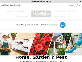 'pfharris.com' screenshot