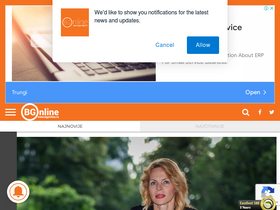 'bgonline.rs' screenshot