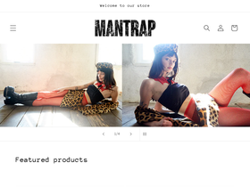 mantrap1989.com homepage screenshot