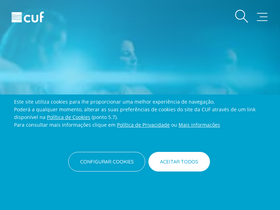 'cuf.pt' screenshot