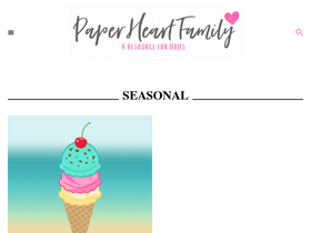 'paperheartfamily.com' screenshot