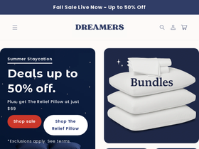 Dreamers website screenshot