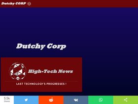 'dutchycorp.space' screenshot