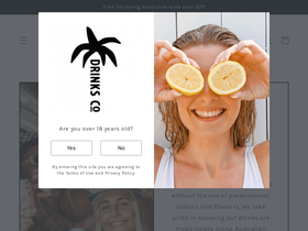 burleighdrinks.co homepage screenshot