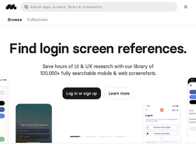 'mobbin.com' screenshot