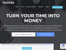 'paidera.com' screenshot