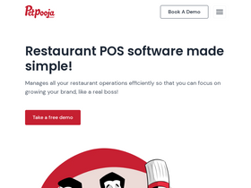 'petpooja.com' screenshot