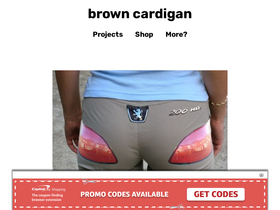 'browncardigan.com' screenshot
