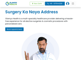 'glamyohealth.in' screenshot