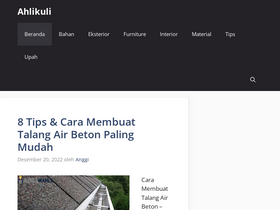 'ahlikuli.com' screenshot