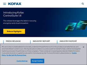 'kofax.com' screenshot