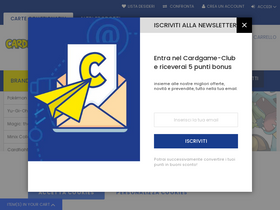 'cardgame-club.it' screenshot