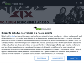 'metalitalia.com' screenshot