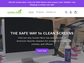 screencleanmom.com homepage screenshot