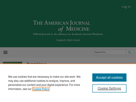 'amjmed.com' screenshot