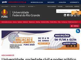 'furg.br' screenshot