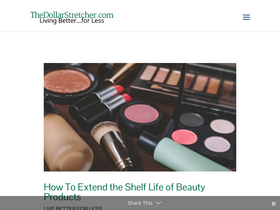 'thedollarstretcher.com' screenshot