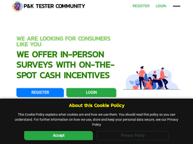 'pktesting.com' screenshot