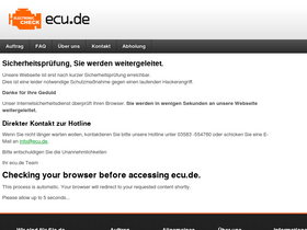'ecu.de' screenshot