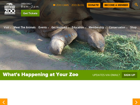 'reidparkzoo.org' screenshot