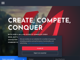 'battlefy.com' screenshot