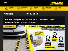 'bihamk.ba' screenshot
