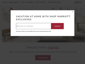 'shopmarriott.com' screenshot