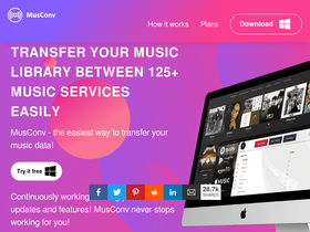 'musconv.com' screenshot
