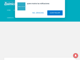 quimicayalgomas.com