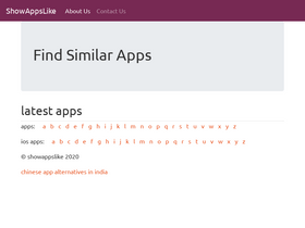 'showappslike.com' screenshot