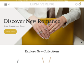 luisaverling.com homepage screenshot
