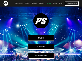 'planetshakers.com' screenshot