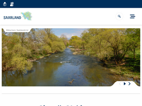 'saarland.de' screenshot