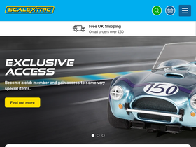'scalextric.com' screenshot