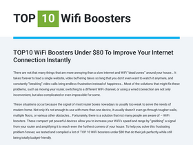 'top10wifiboosters.com' screenshot