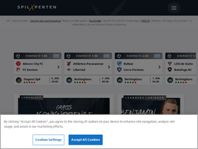 'spilxperten.com' screenshot