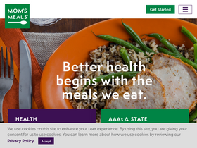 'momsmeals.com' screenshot