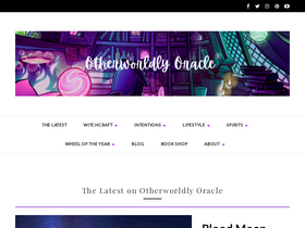 'otherworldlyoracle.com' screenshot