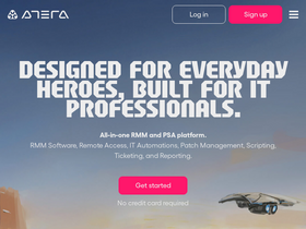 'support.atera.com' screenshot