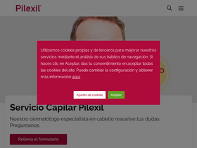 'pilexil.com' screenshot