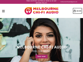 melbournechifiaudio.com homepage screenshot