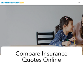 'insurancehotline.com' screenshot