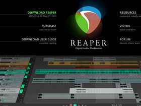 'reaper.fm' screenshot