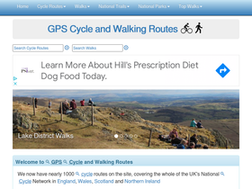 'gps-routes.co.uk' screenshot