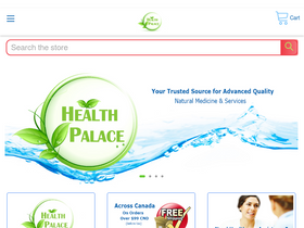 'healthpalace.ca' screenshot