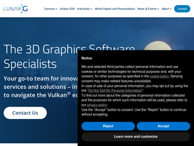 'lunarg.com' screenshot