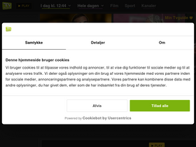'tvguide.dk' screenshot