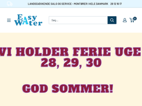 EasyWater.com homepage screenshot